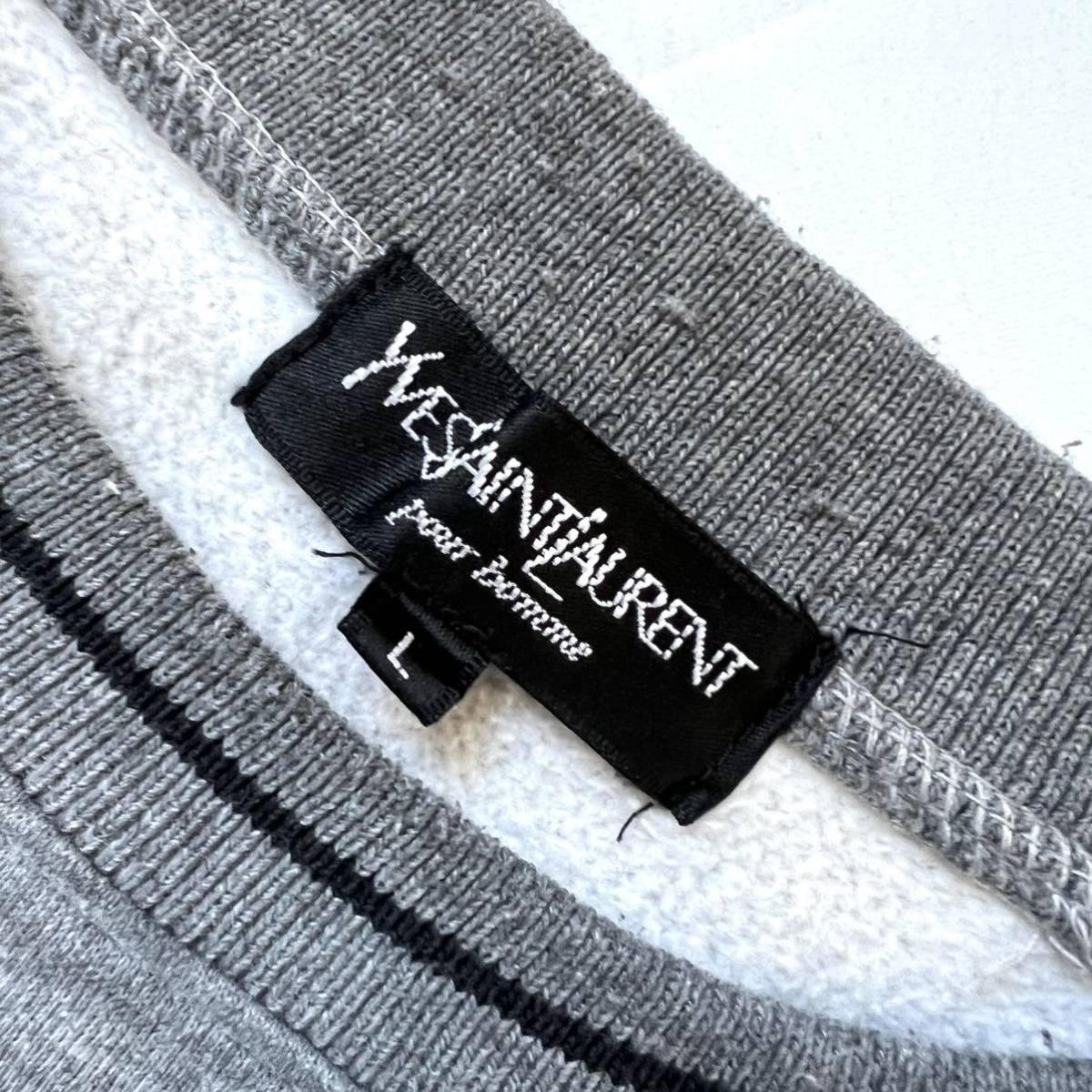 YvesSaintLaurent イブサンローラン スウェット トレーナー L YvesSaintLaurent イブサンローラン スウェット トレーナー L