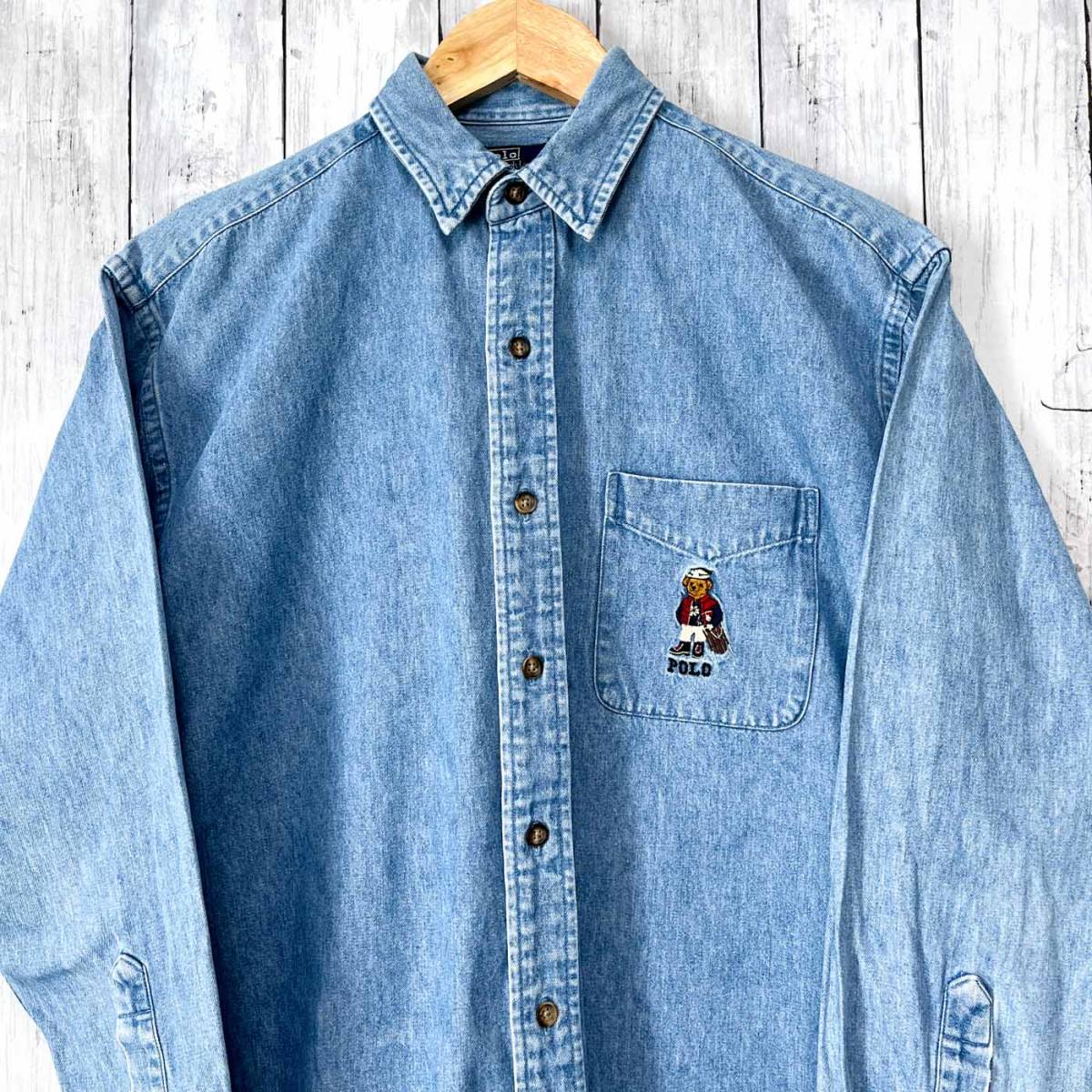 ラルフローレン Ralph Lauren デニムシャツ 長袖シャツ メンズ ラルフローレン Ralph Lauren デニムシャツ 長袖シャツ メンズ