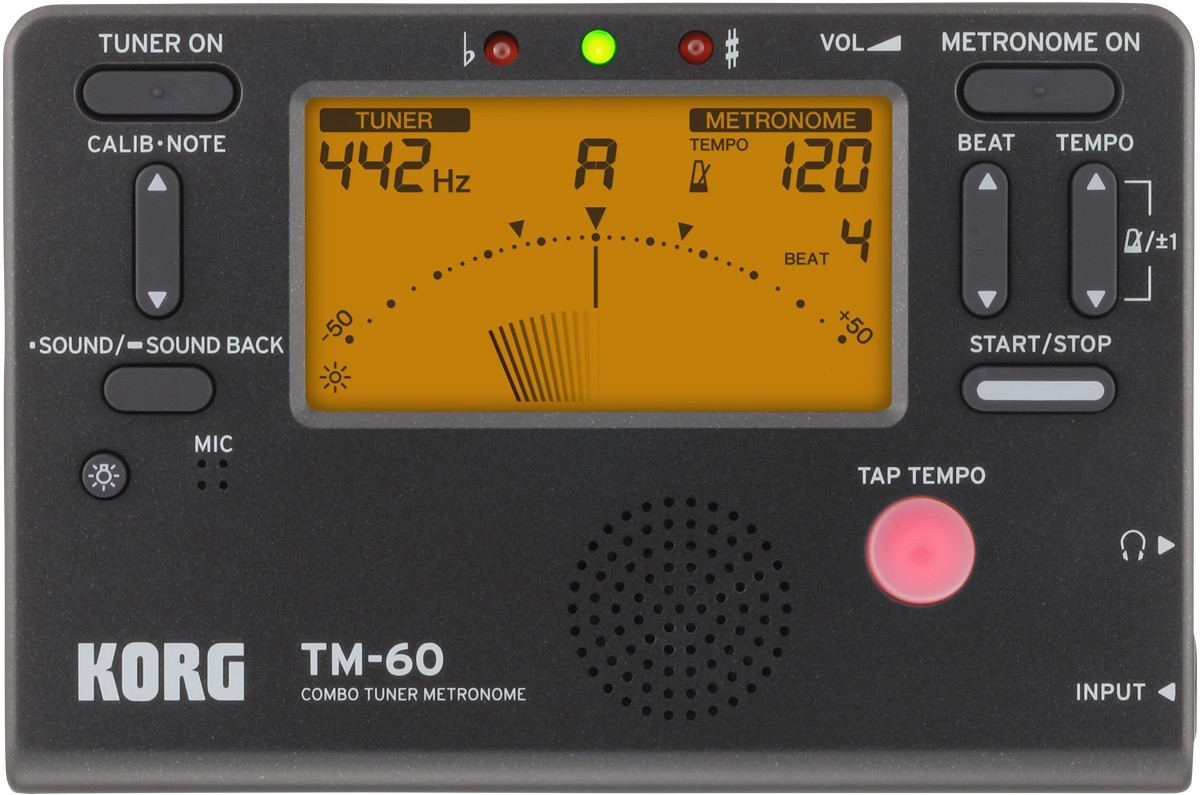 KORG TM-60-BK ブラック チューナー/メトロノーム_画像1