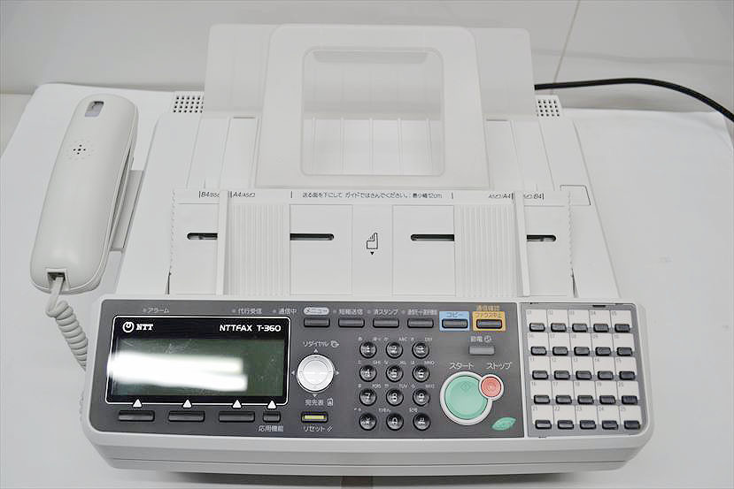  business use used FAX/ business use used fax NTT thermo‐sensitive paper type FAX T-360/ maximum B4 paper size counter 4,908