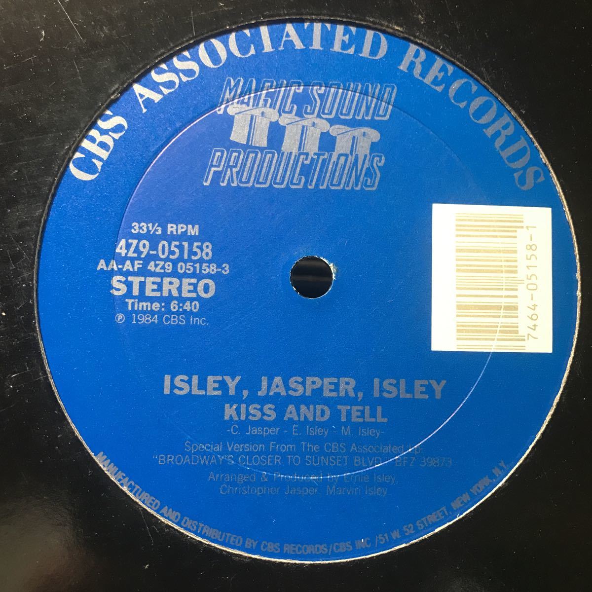Isley, Jasper, Isley / Kiss And Tell USオリジナル盤_画像1