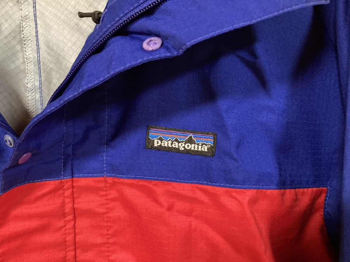 patagonia ニューマティック プルオーバー XS レッド／ブルー 1998年製_画像2