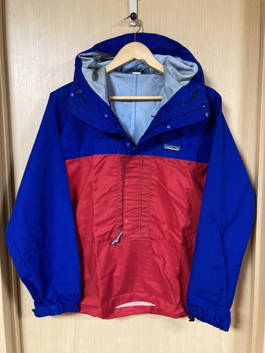 patagonia ニューマティック プルオーバー XS レッド／ブルー 1998年製_画像1