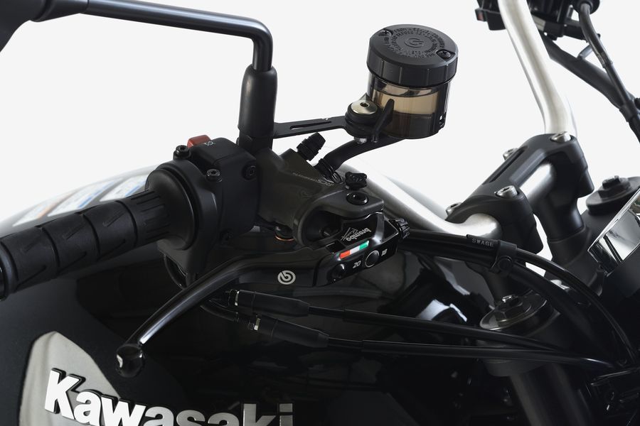 スウェッジラインプロ フロントホースキット トライピース KAWASAKI Z900RS 18-20 Brembo仕様 ステンレス/ステンレスブラック_画像5