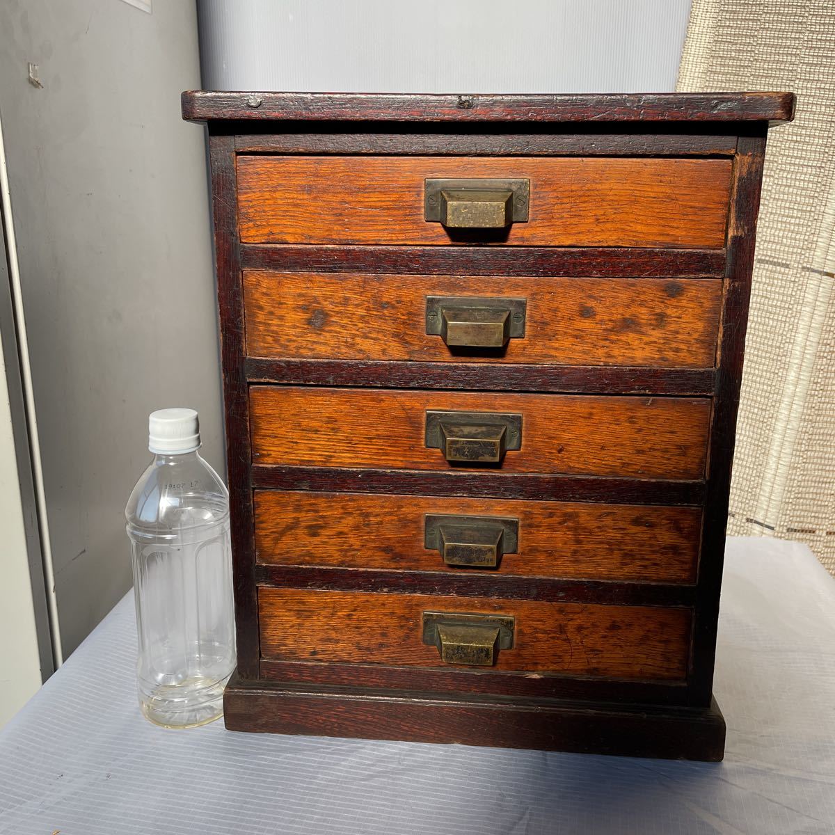 [ Showa Retro ] case old .. antique small drawer retro drawer used 