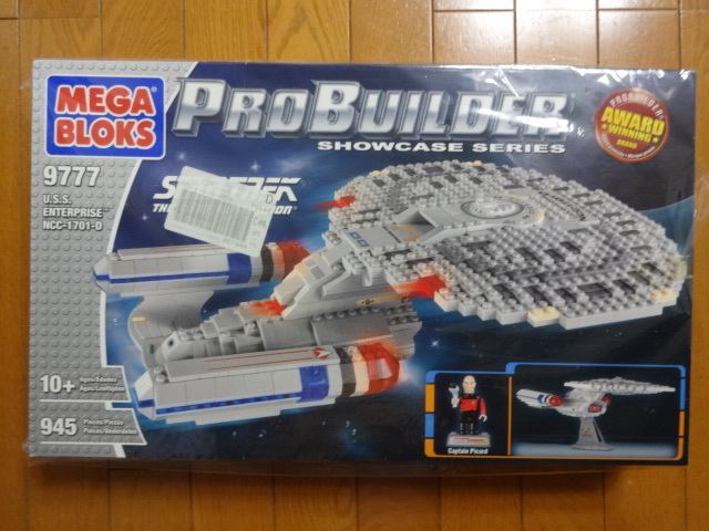 新品★Mega Bloks ProBuilder Star Trek The Next Generation Enterprise NCC-1701D メガブロック スタートレック エンタープライズ　_画像1