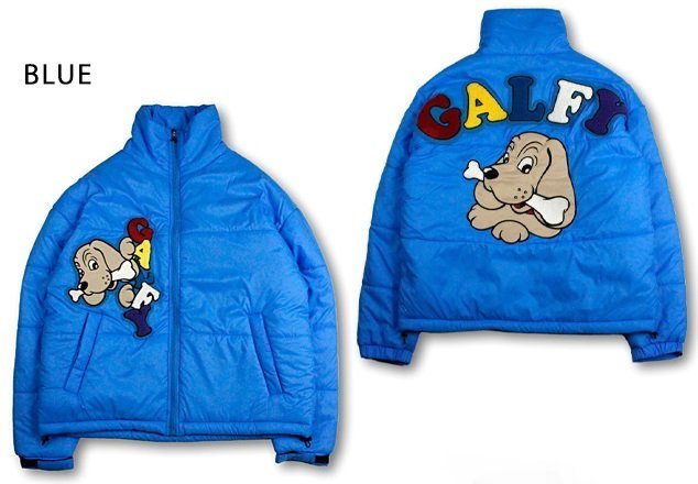 犬暖ジャケット◆GALFY ブルー中型犬(Lサイズ）123009 ガルフィー 犬 アウター 中綿 男女兼用 ユニセックス