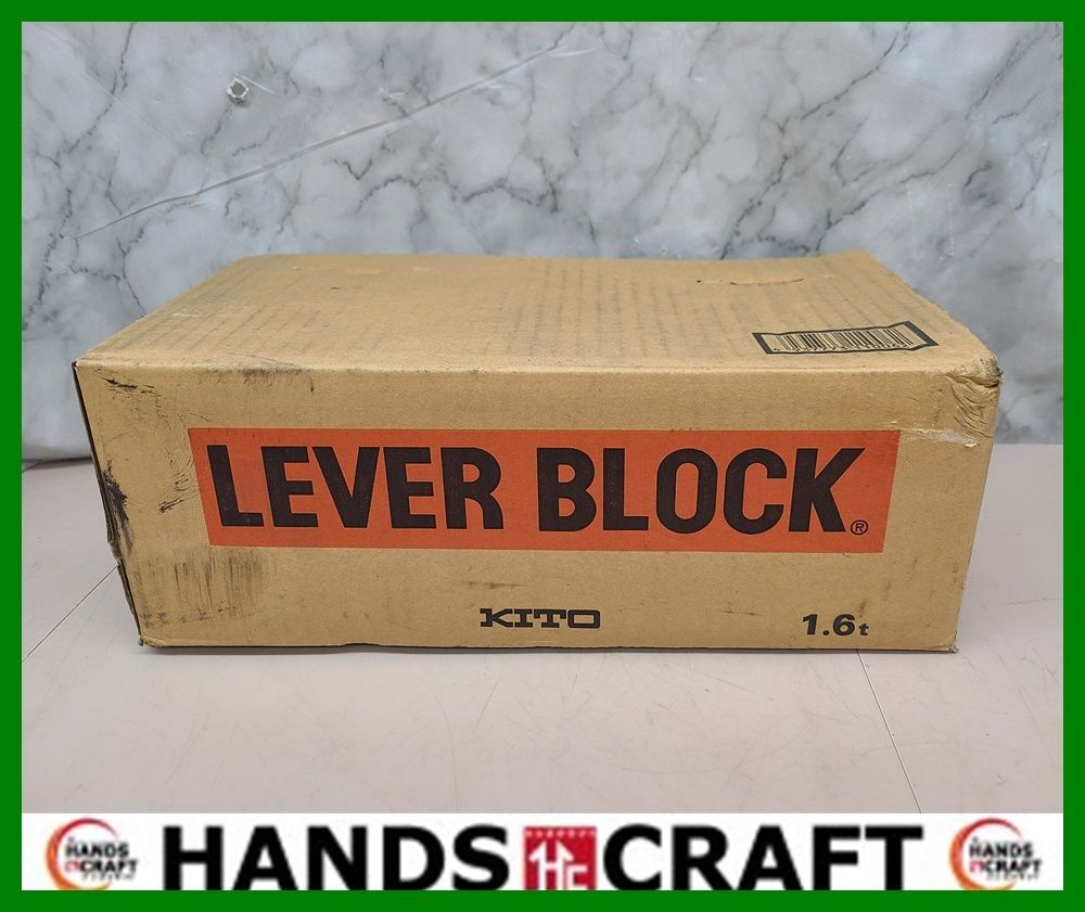 未使用 キトー LB016 レバーブロック 1.6t KITO L5A形 揚程1.5m marz.jp