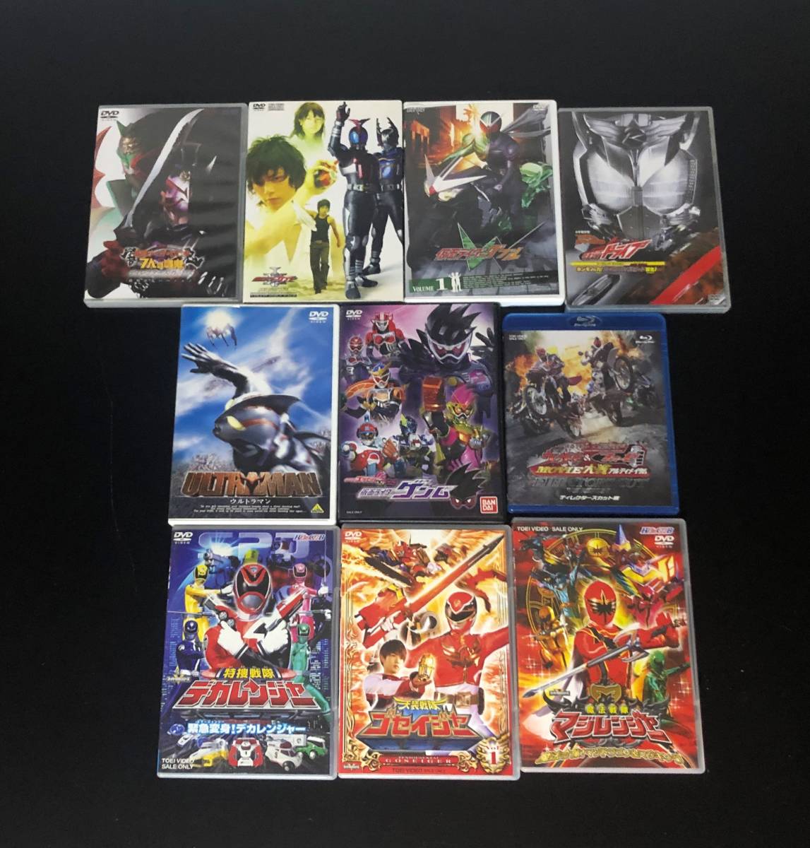 49M 1円～ 特撮 DVD ブルーレイ まとめて セット 仮面ライダー ウルトラマン スーパー戦隊_画像1