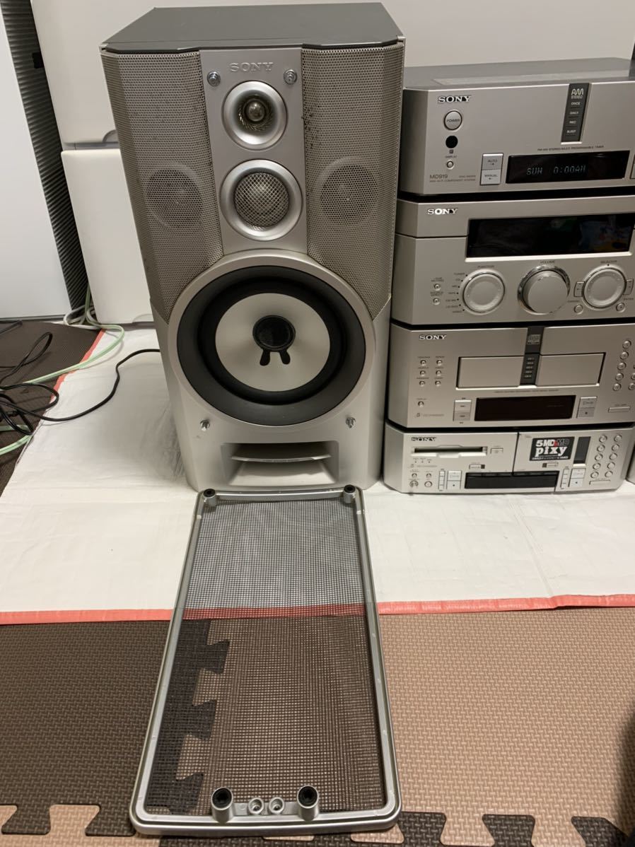 4 SONY システムコンポ ST-MS919 CDP-MS919 MDS-MS919 TA-MS919