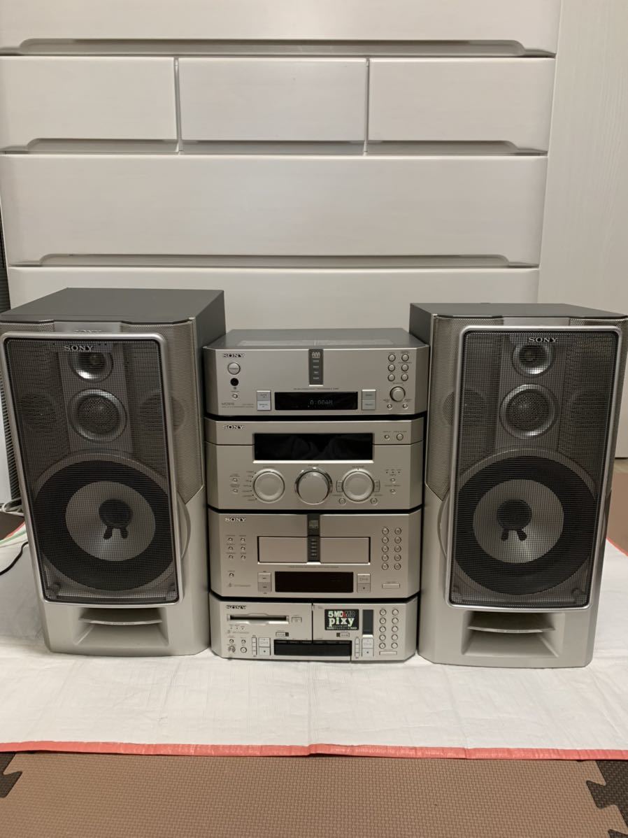 4 SONY システムコンポ ST-MS919 CDP-MS919 MDS-MS919 TA-MS919