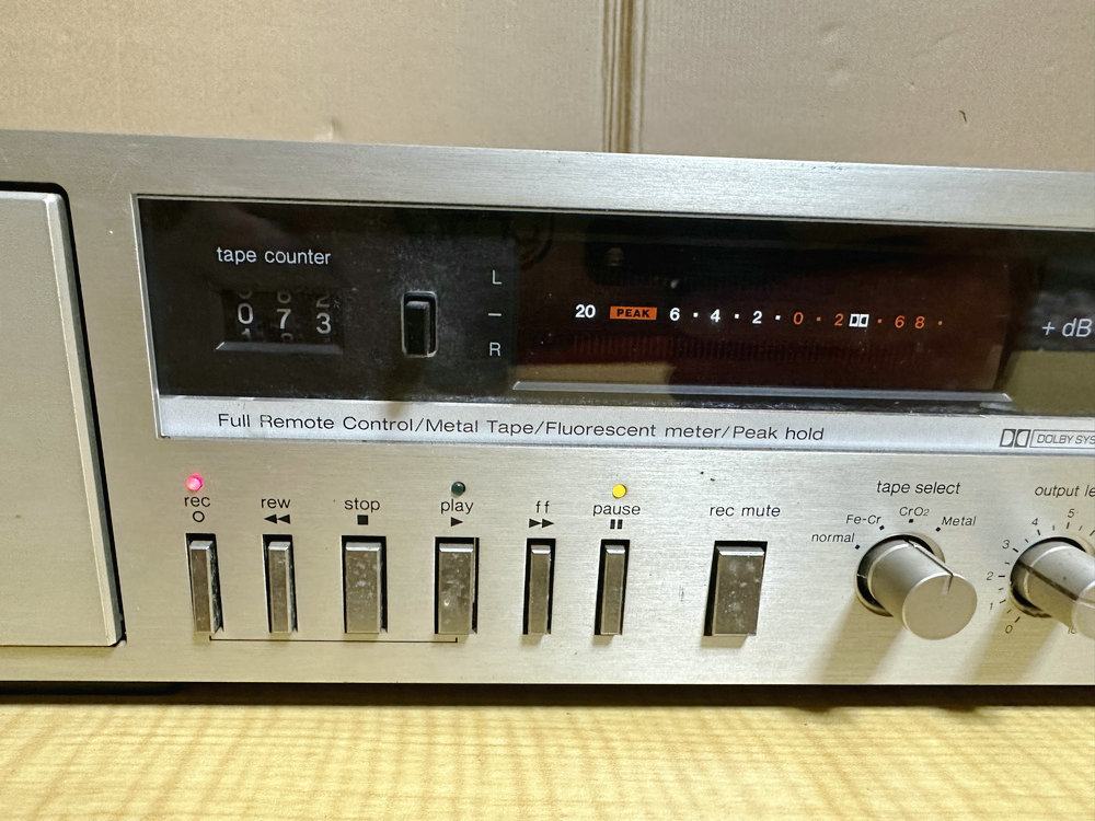 【希少　カセット動作】　オーディオ機器　カセットデッキ　Technics　テクニクス　RS-M45_画像3