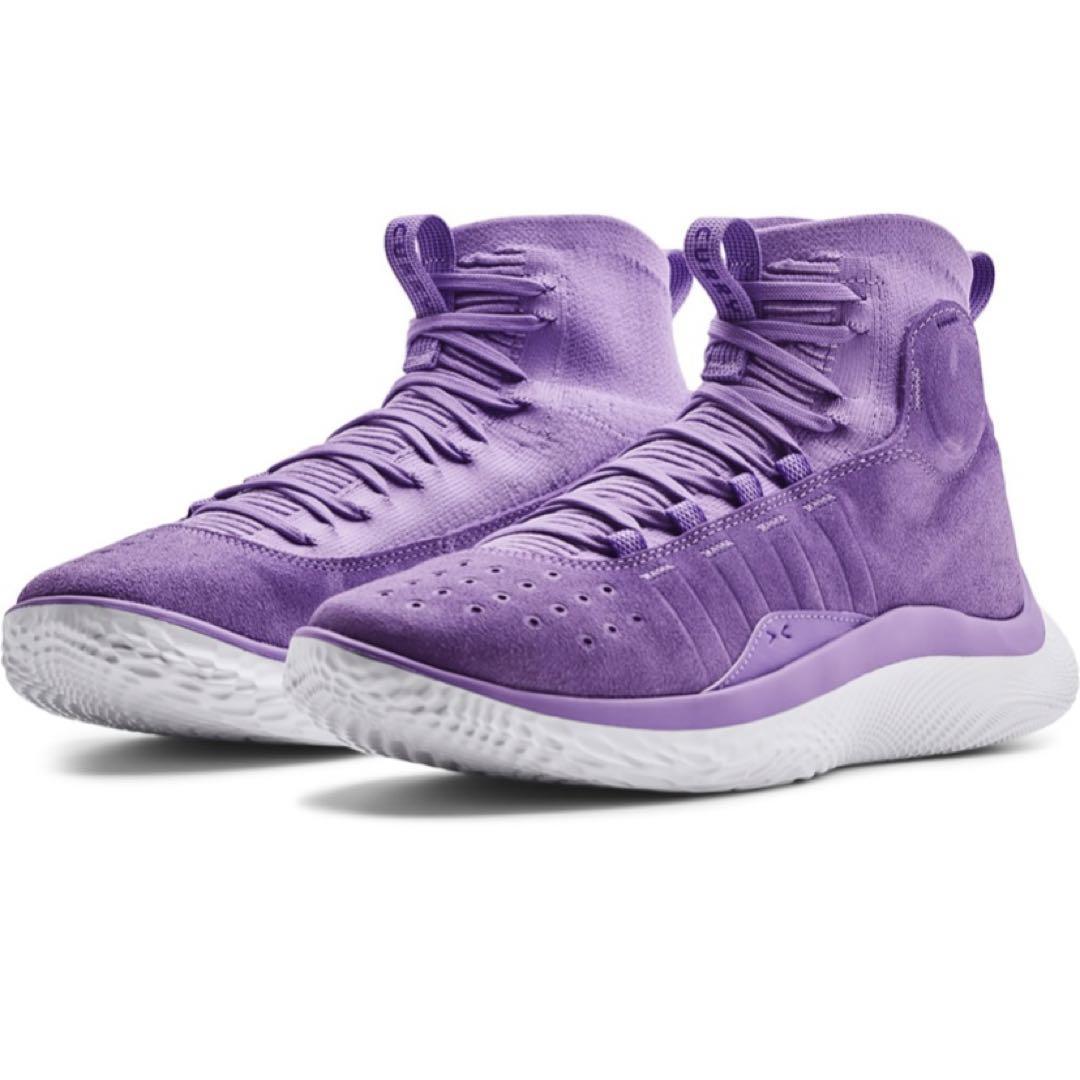 Under Armour CURRY 4 FLOTRO Vivid Lilac 28cm アンダーアーマー カリー フロトロ パープル US10 GRAPE PURPLE グレープ_画像1