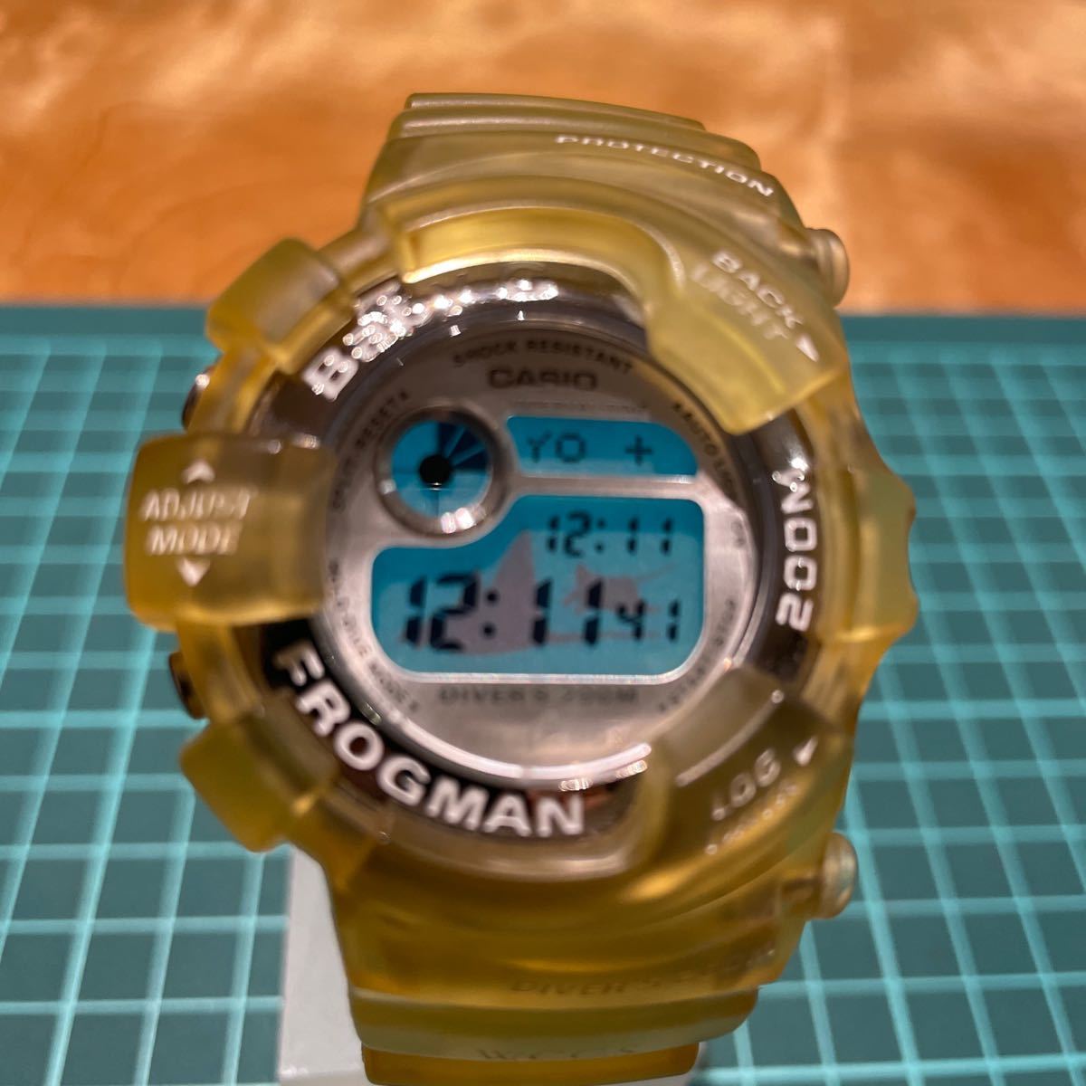 初売り】【初売り】G-SHOCK フロッグマン マンタ 完品 ベルベゼ