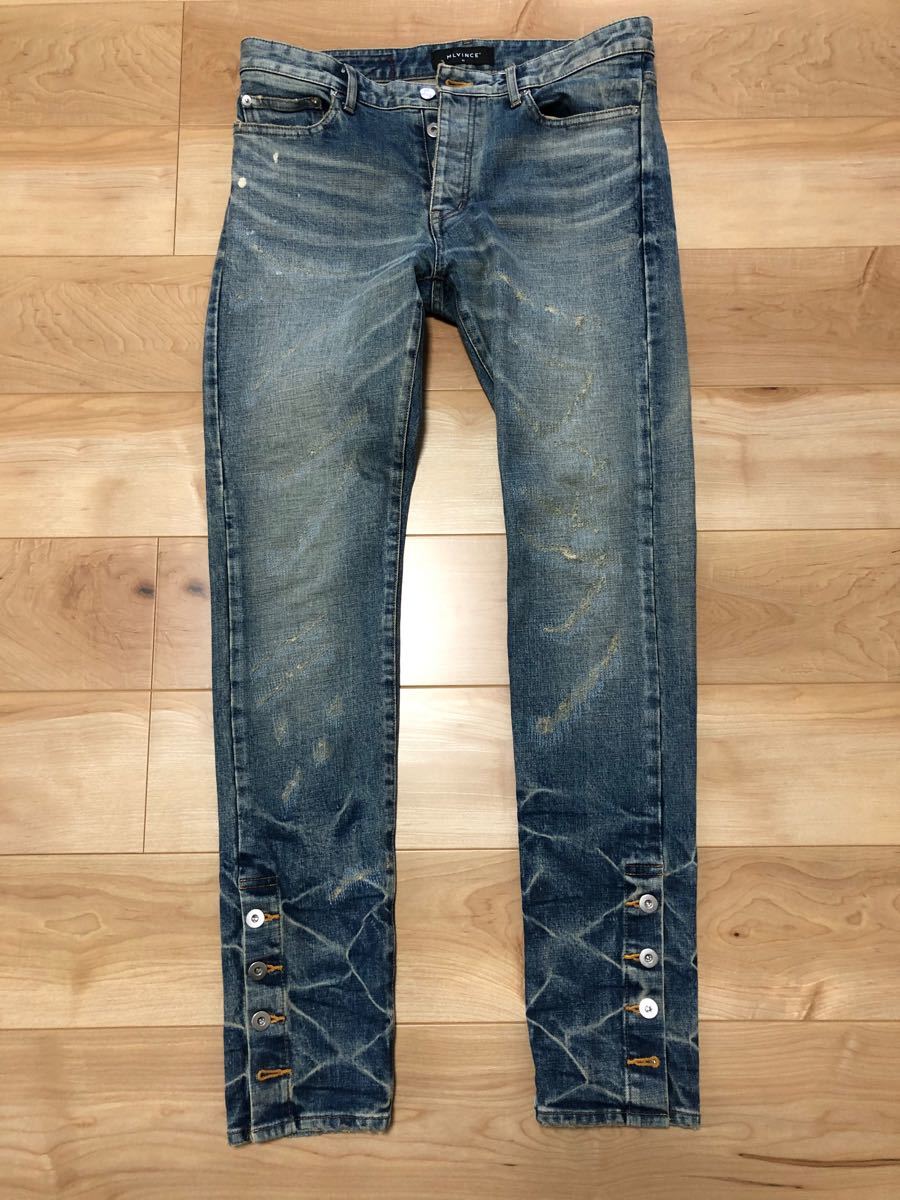 MLVINCE TYPE-1 SLIM DAMAGE JEANS メルヴィンス デニム デニムパンツ