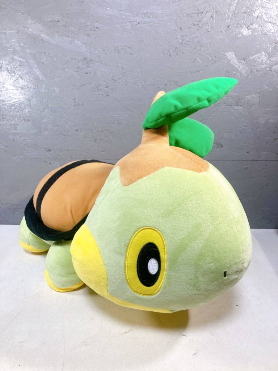 【2A31】ぬいぐるみ ポケモン ポケットモンスターでっかいぬいぐるみ ナエトル ヒコザル ポッチャマ　全長45cm_画像4