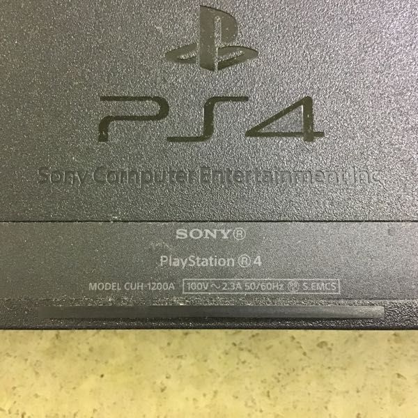 1円〜 箱無 /初期化済 PS4 CUH-1200A 500GB ジェットブラック 本体(PS4 