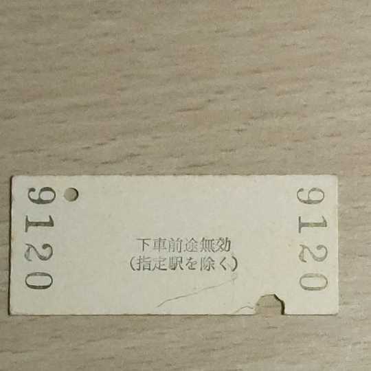 硬券　三岐鉄道　梅戸井駅〜近鉄富田駅　無人駅　昭和59年？発行　一日乗降客100名程度の梅戸井駅発行　_画像3