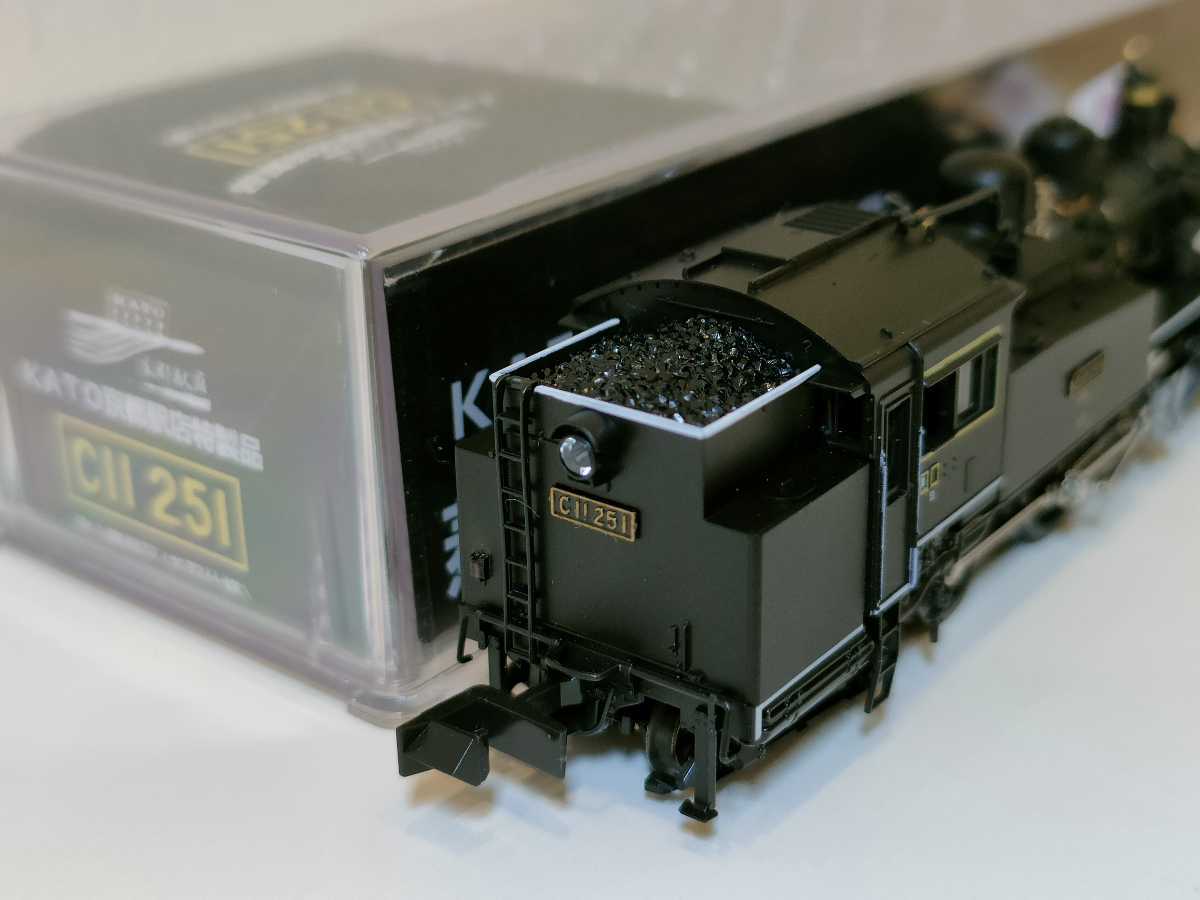 KATO京都駅店特製品 蒸気機関車 C11形251号機 津山機関区(お召 KATO京都駅店特製品 蒸気機関車 C11形251号機 津山機関区(お召