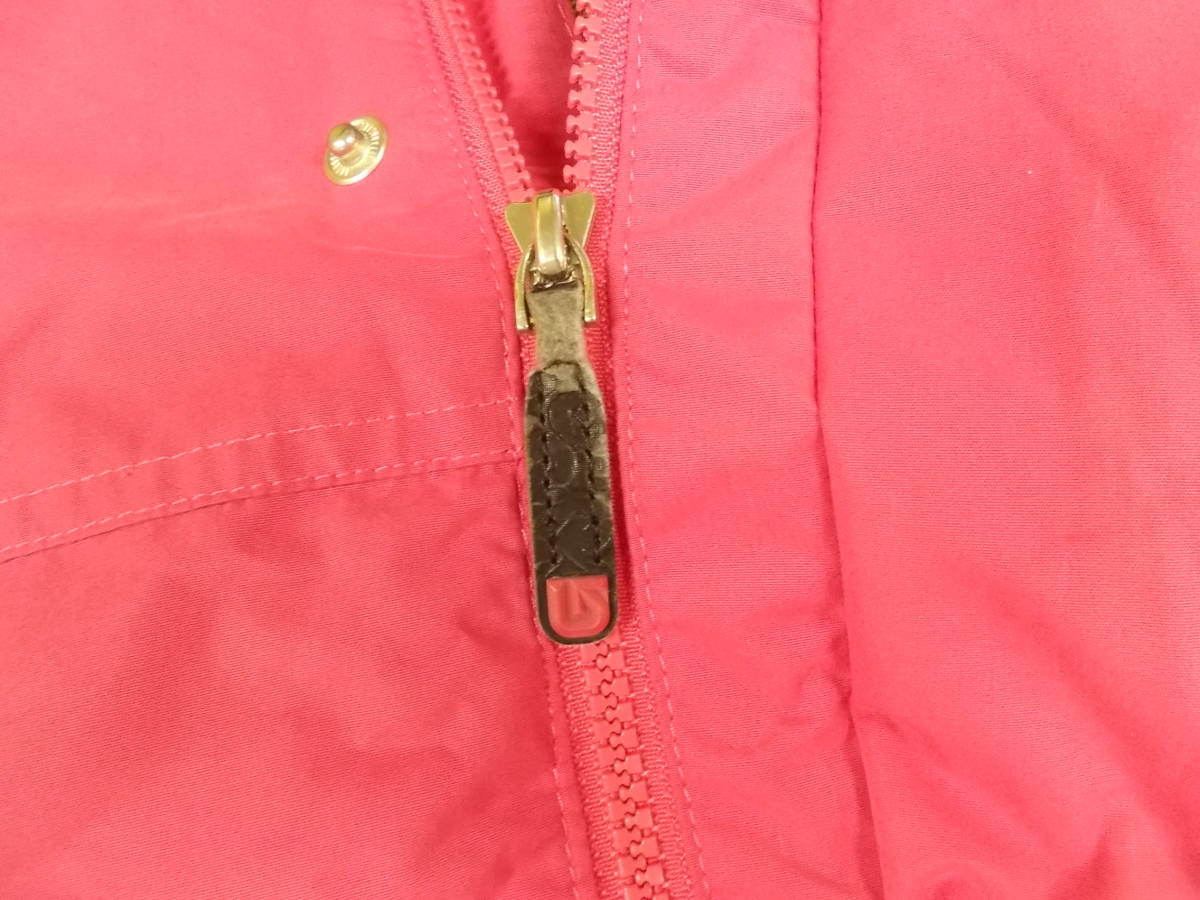 a168◆burton ジャケット◆Sサイズ ピンク色 バートン ブルゾン ウインタースポーツに 脇ベンチレーション パウダースカートあり 4K_画像8