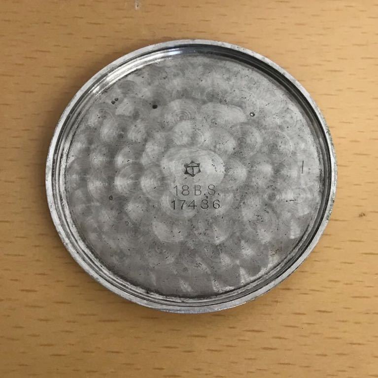 (458Y) REKTIBS スイス製 懐中時計 機械式 銀 手巻き 可動品の画像8