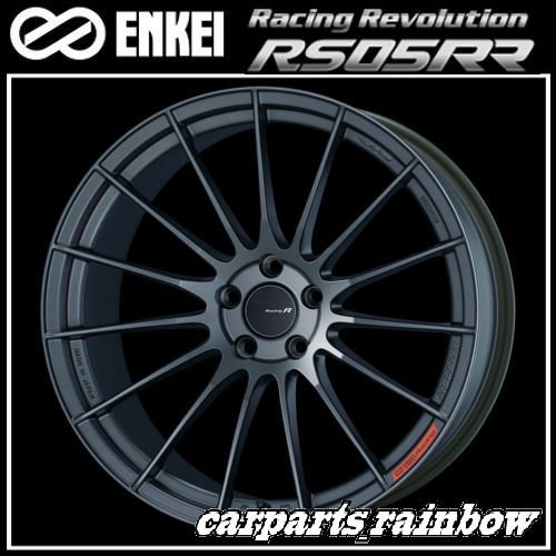 ★ENKEI/エンケイ RacingRevolution RS05RR 20×9.0J/9J 5/114.3 +25 ★MatteDarkGunmetalic/ガンメタ★