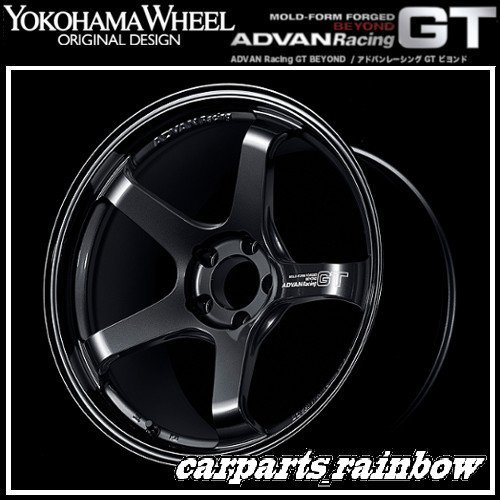 ★YOKOHAMA/ヨコハマ ADVAN Racing アドバンレーシング GT BEYOND/ビヨンド 18×9.5J 5/100 +45★チタニウムブラック/TBK★