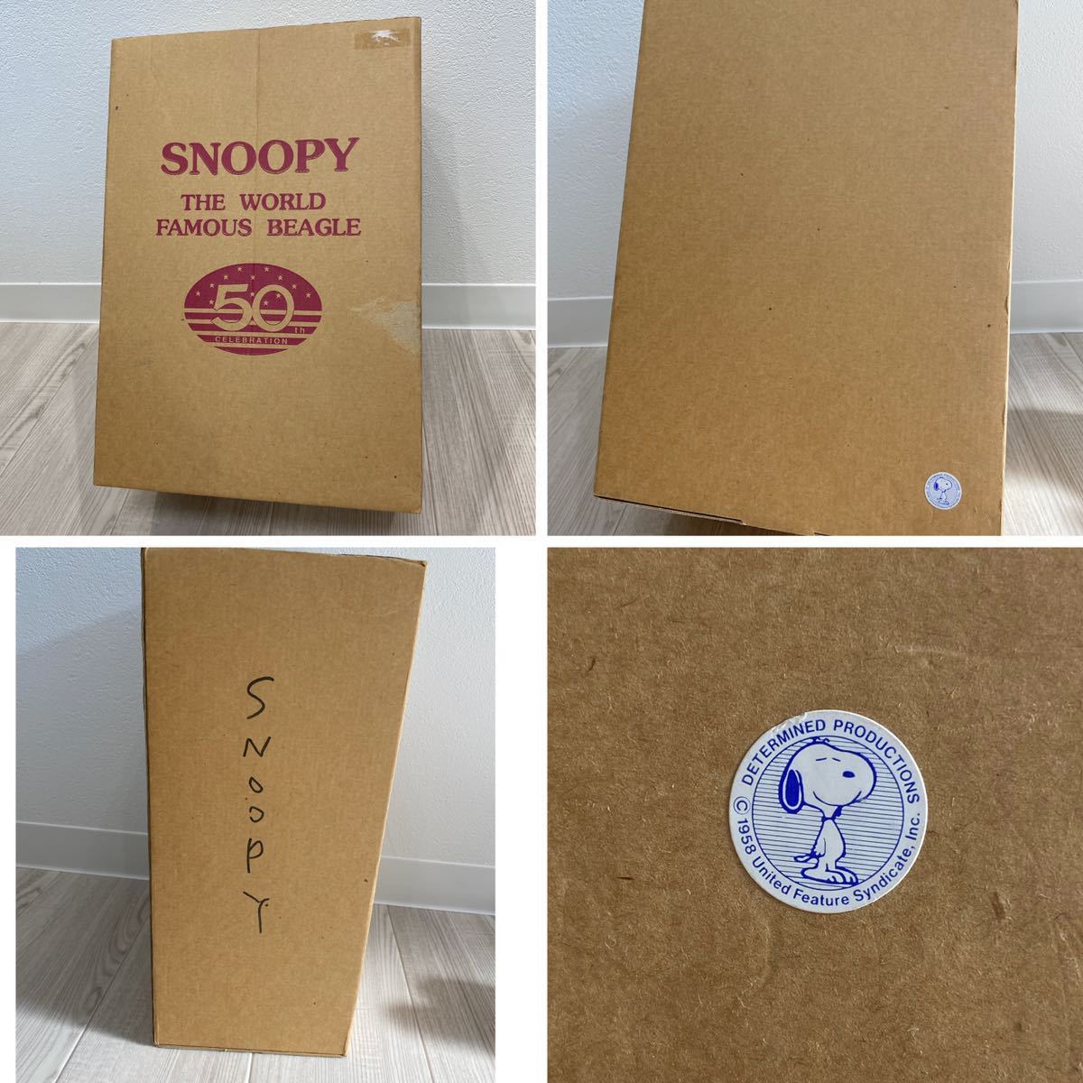 レア スヌーピー 50周年 限定 USA ドール ぬいぐるみ SNOOPY 50th