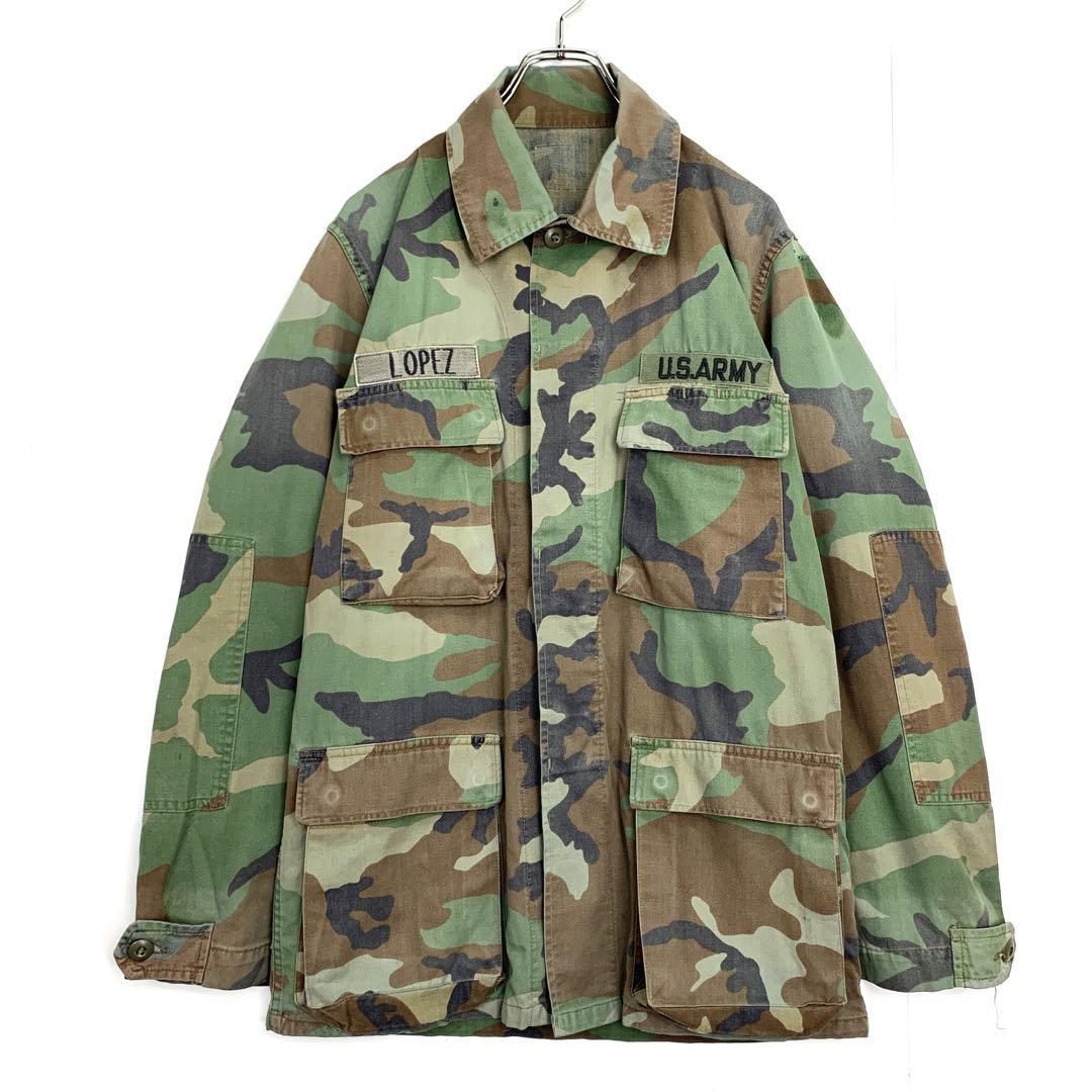 U.S ARMY 米軍 BDU ミリタリージャケット シャツ ウッドランドカモ