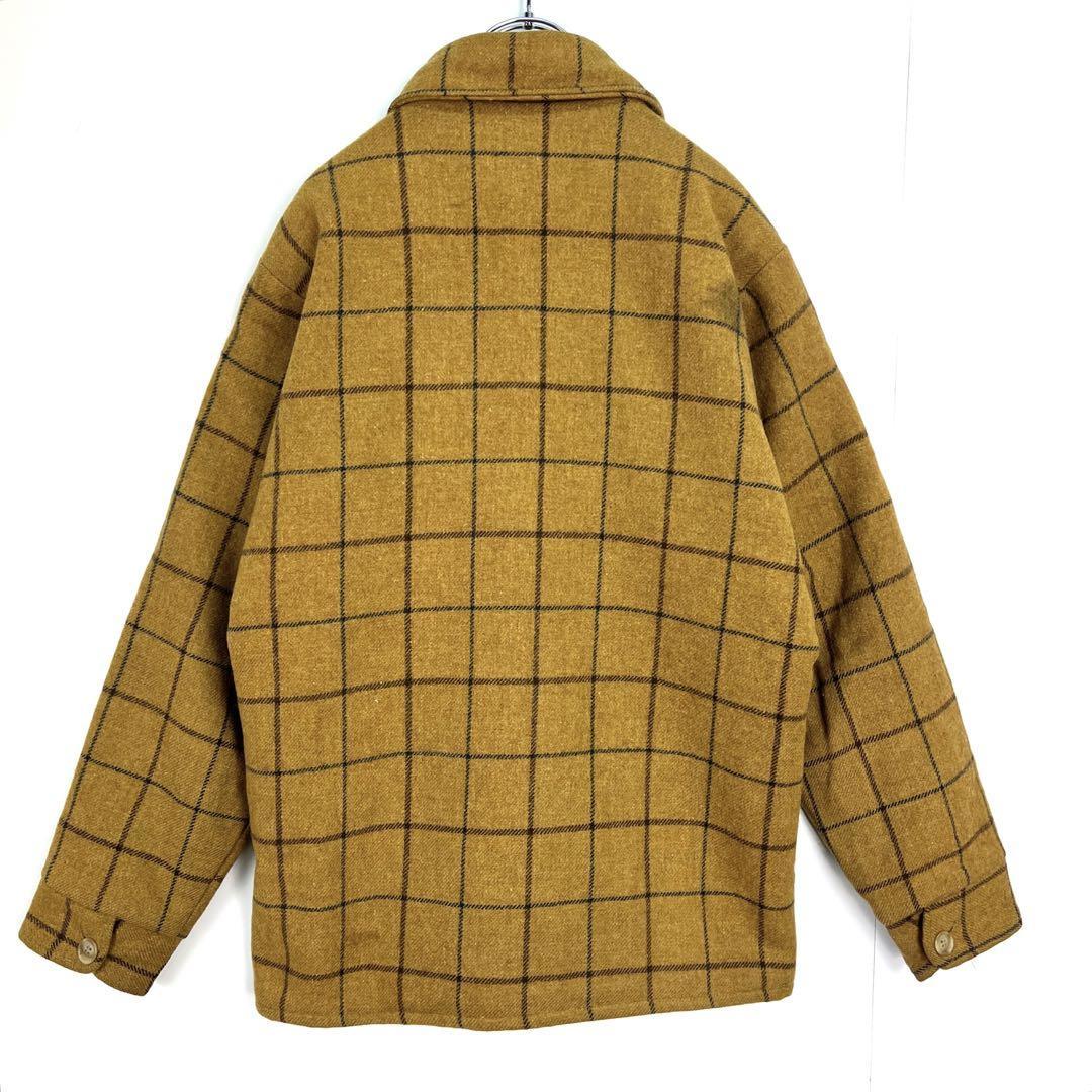 再入荷】 Wool 70s Rich シャツジャケット ウール チェック ウール