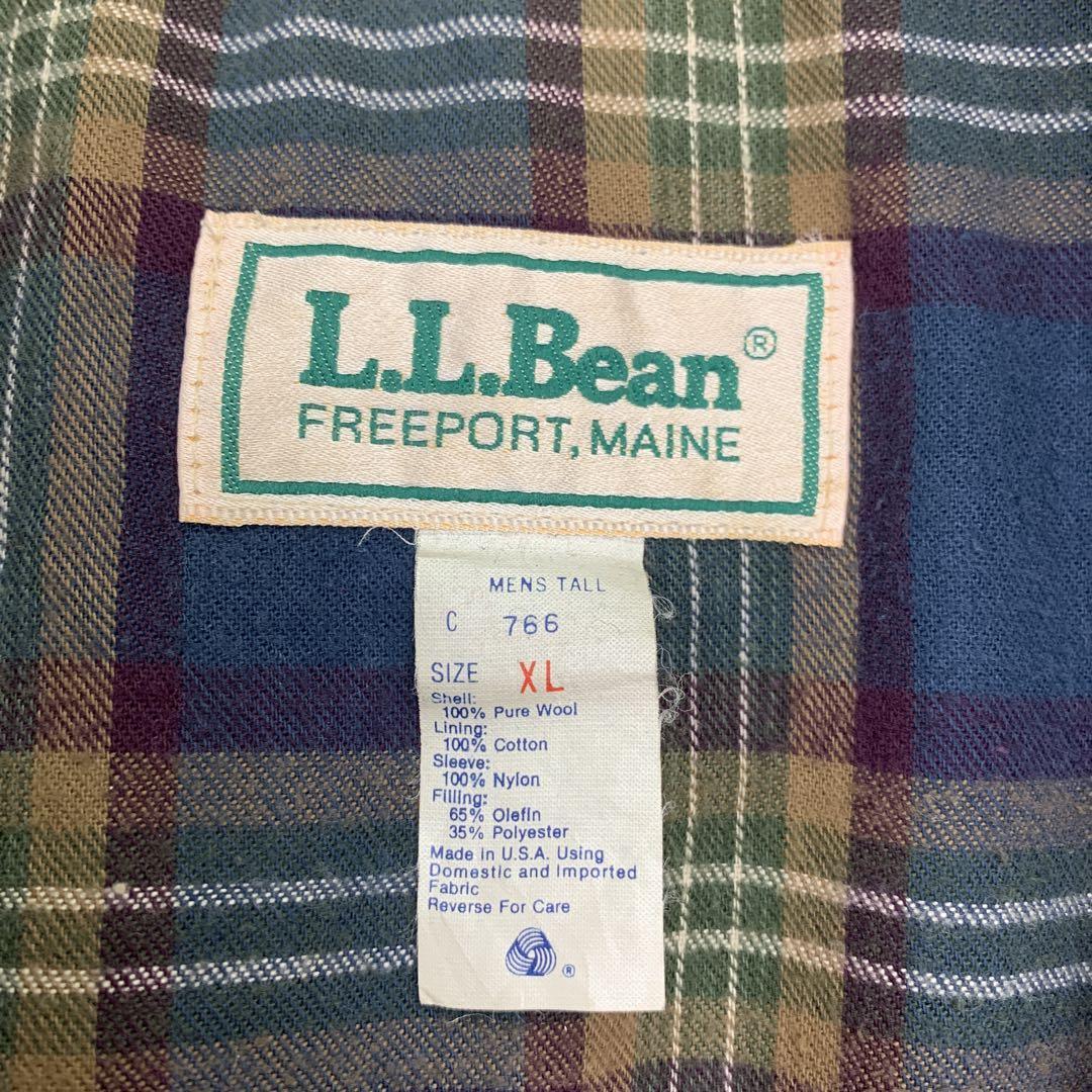 USA製 80s L.L.Bean エルエルビーン メルトンジャケット エンジ_画像5