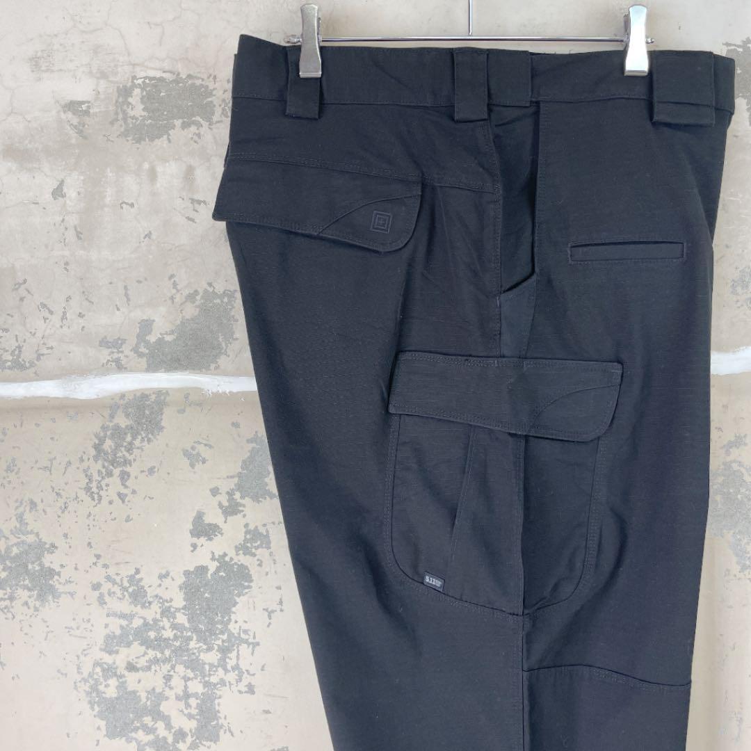 5.11 TACTICAL タクティカル ミリタリーカーゴパンツ 黒_画像1