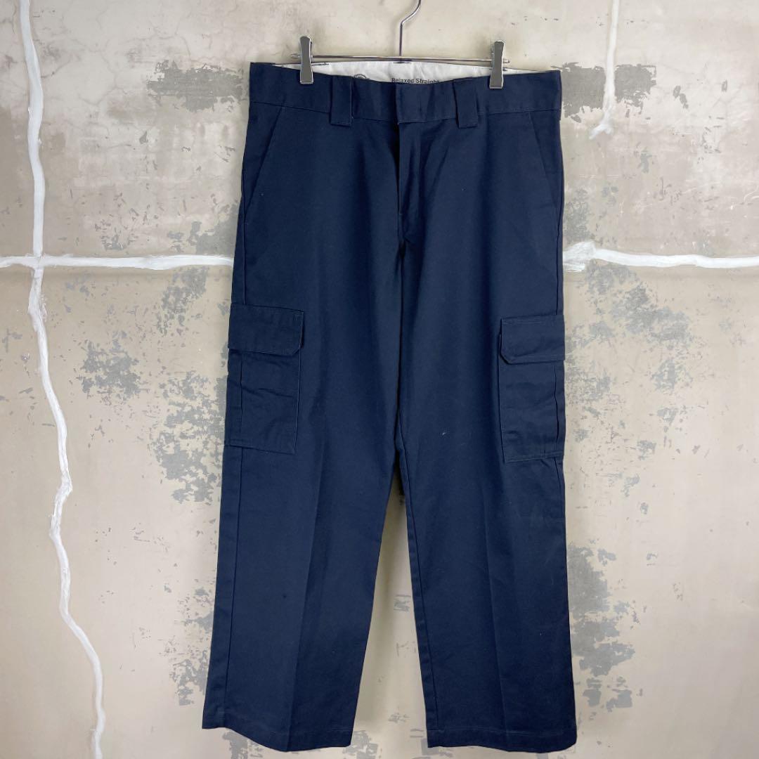 Dickies ディッキーズ 592 ワークパンツ カーゴ ダークネイビー_画像7