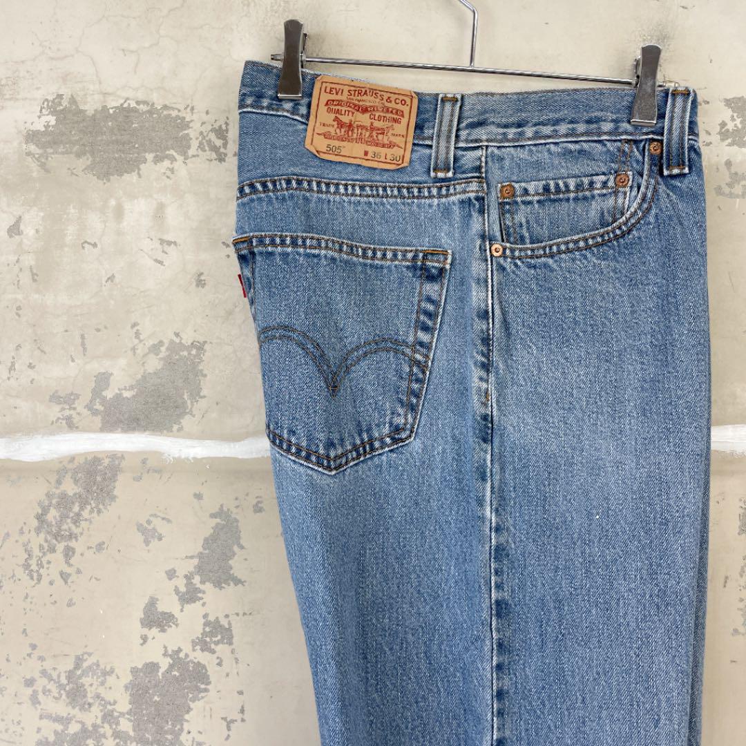 LEVI’S リーバイス デニム ジーンズ 505 ウォッシュ テーパード