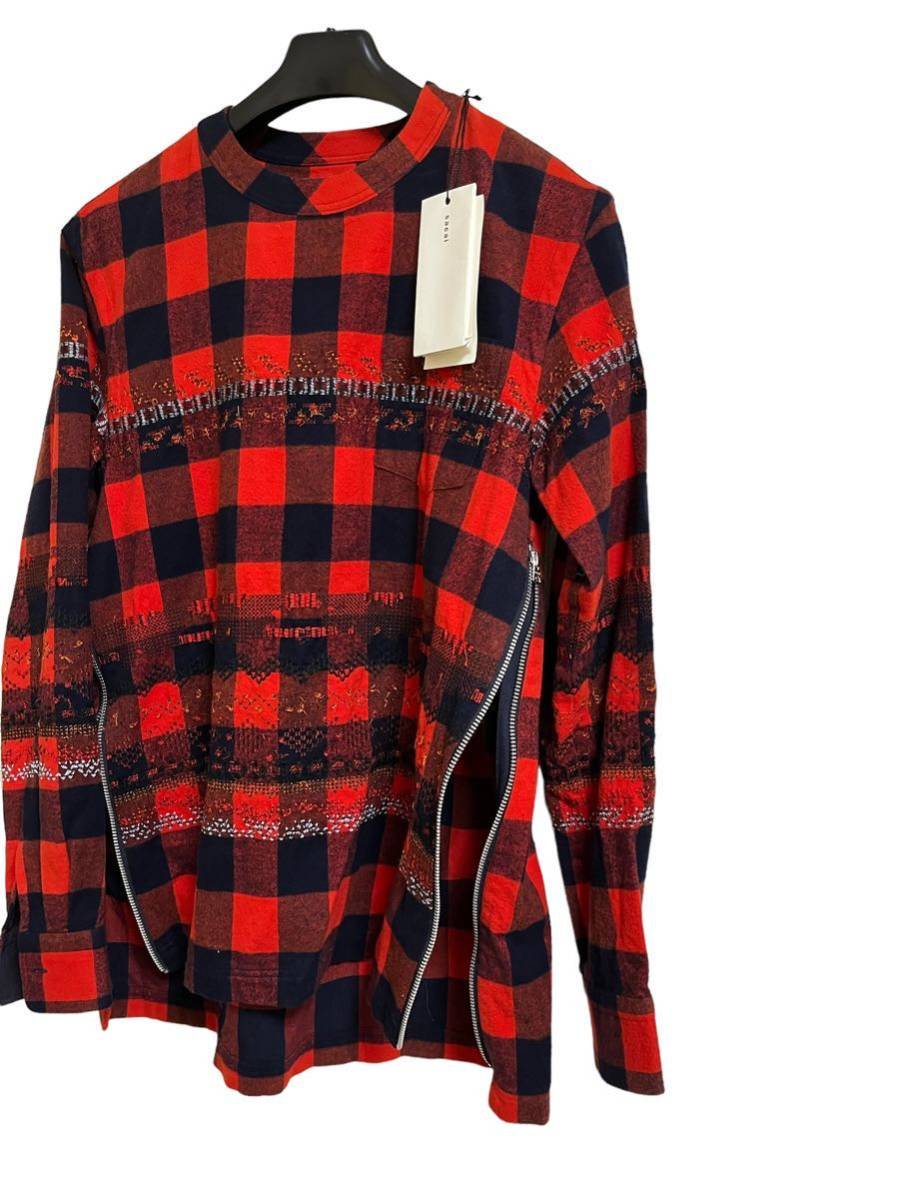 激レア 窪塚洋介着『sacai』18A/W Buffalo Check BLOUSON サカイ プル