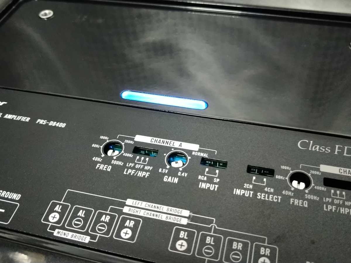 送料無料 カロッツェリア PRS-D8400 4chパワーアンプ 送料無料 カロッツェリア PRS-D8400 4chパワーアンプ