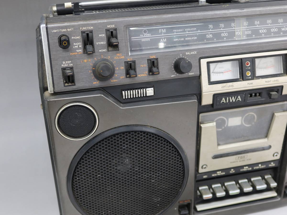 Z】 AIWA アイワ ステレオ ラジオ カセット レコーダー TPR-820 昭和