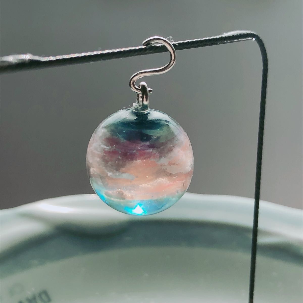 空玉レジン 雲レジン 一日空のネックレス/キーホルダー/チャーム 空玉レジン 雲レジン 一日空のネックレス/キーホルダー/チャーム