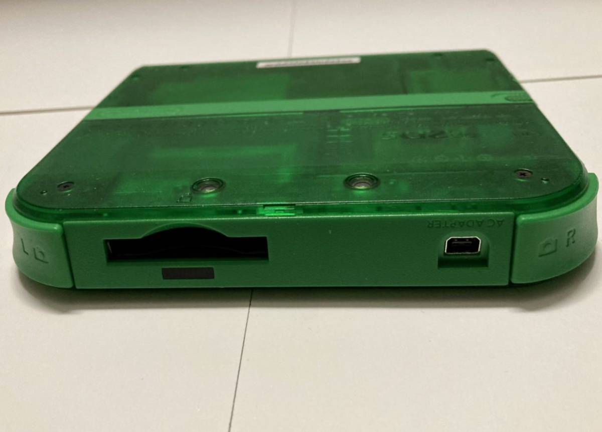 Nintendo 2DS FTR-001 本体 ポケットモンスター 緑 限定パック クリアグリーン 動作確認済み_画像8
