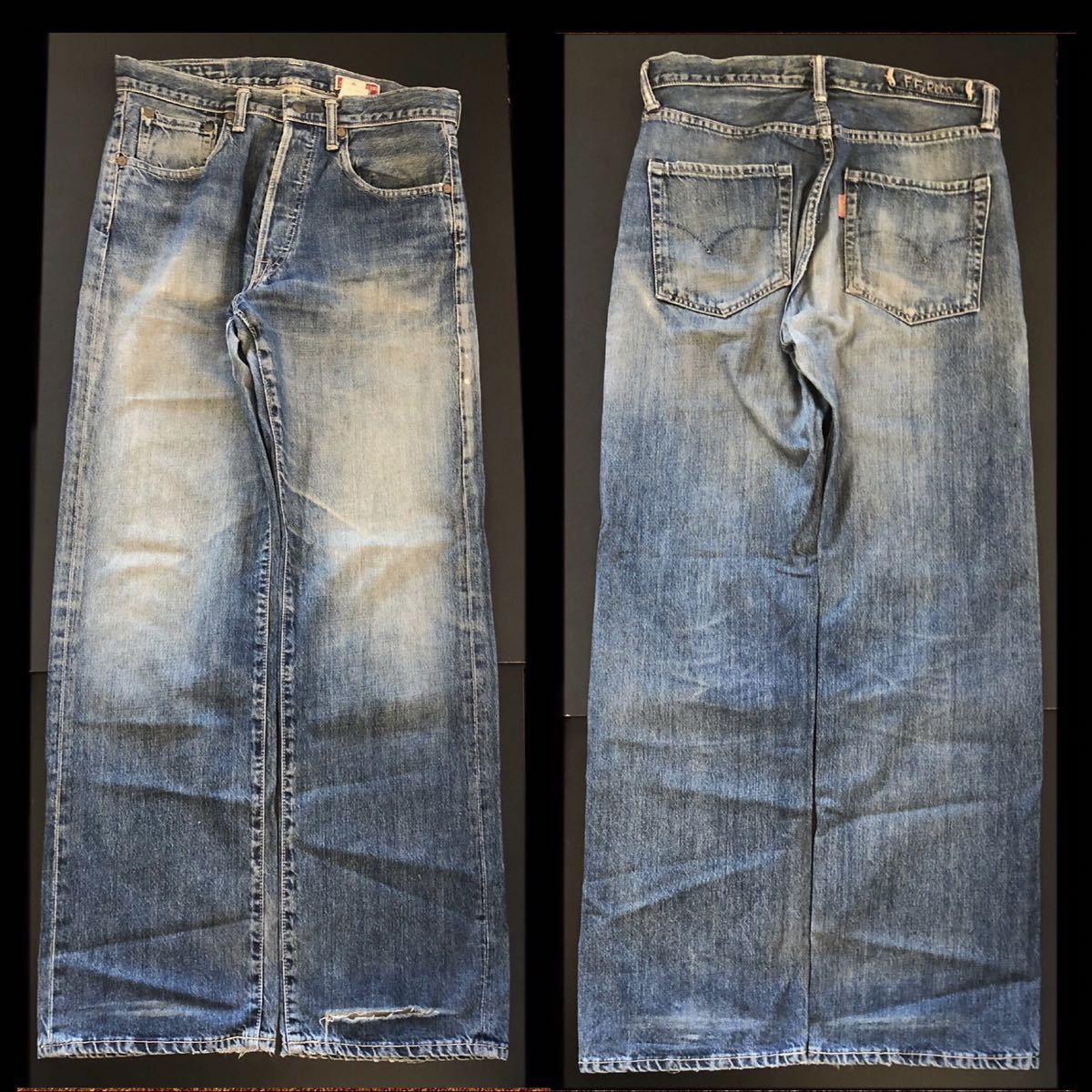 90年代ビンテージ 初期タグ 45RPM STUDIO DENIM LINE/インディゴ