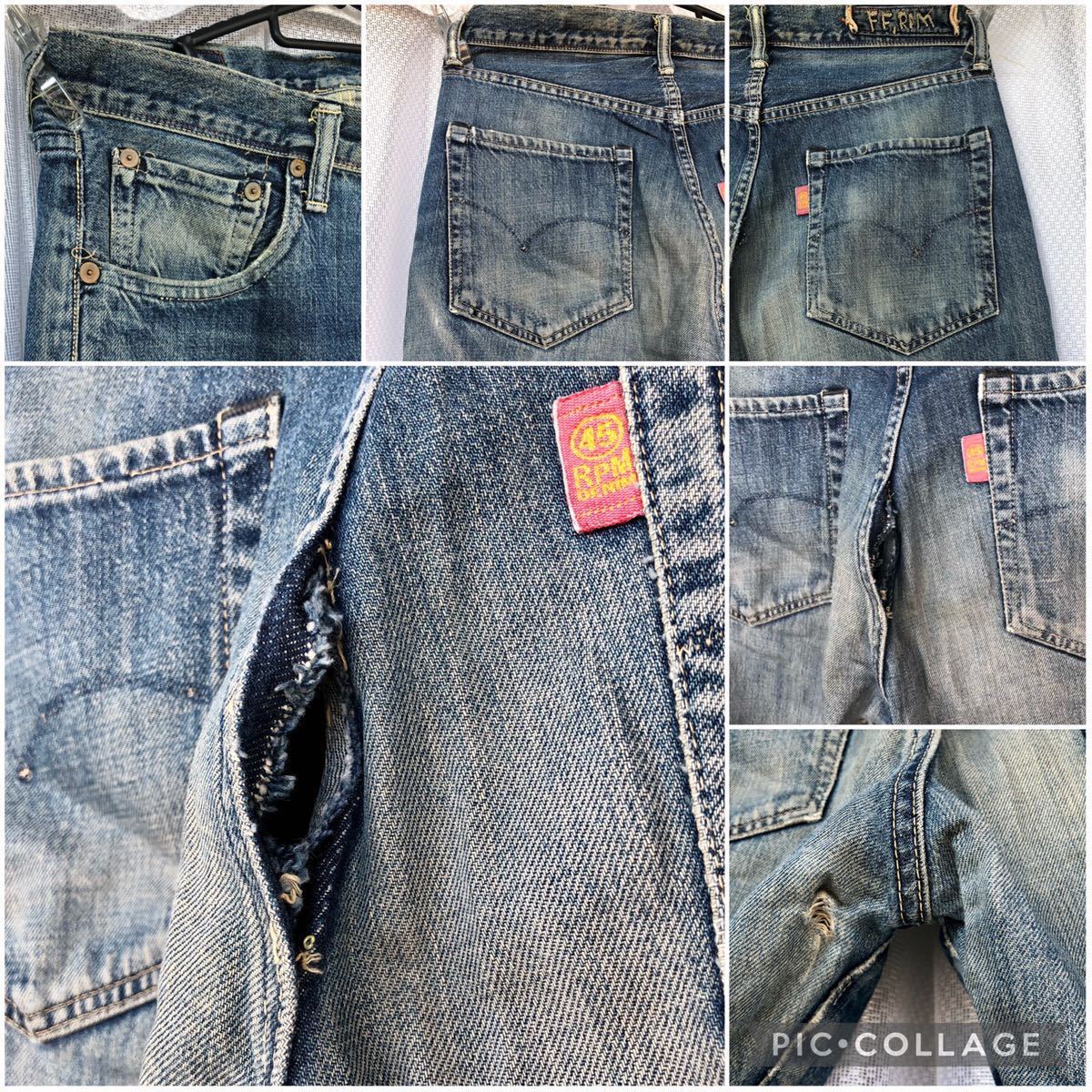 90年代ビンテージ 初期タグ 45RPM STUDIO DENIM LINE/インディゴ 90年代ビンテージ 初期タグ 45RPM STUDIO DENIM LINE/インディゴ