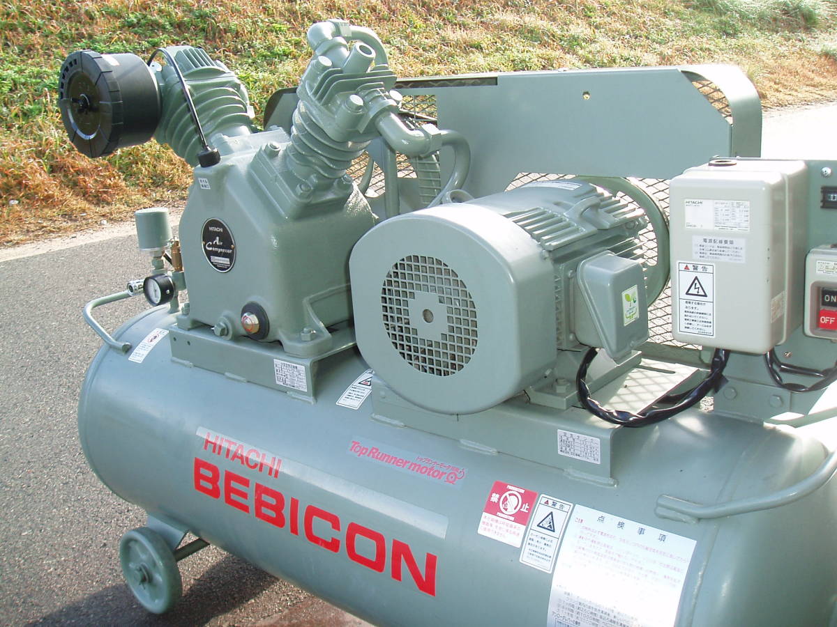 広島発 日立 3.7P-9.5VP6 5馬力 整備テスト済み売り切り 広島発 日立 3.7P-9.5VP6 5馬力 整備テスト済み売り切り