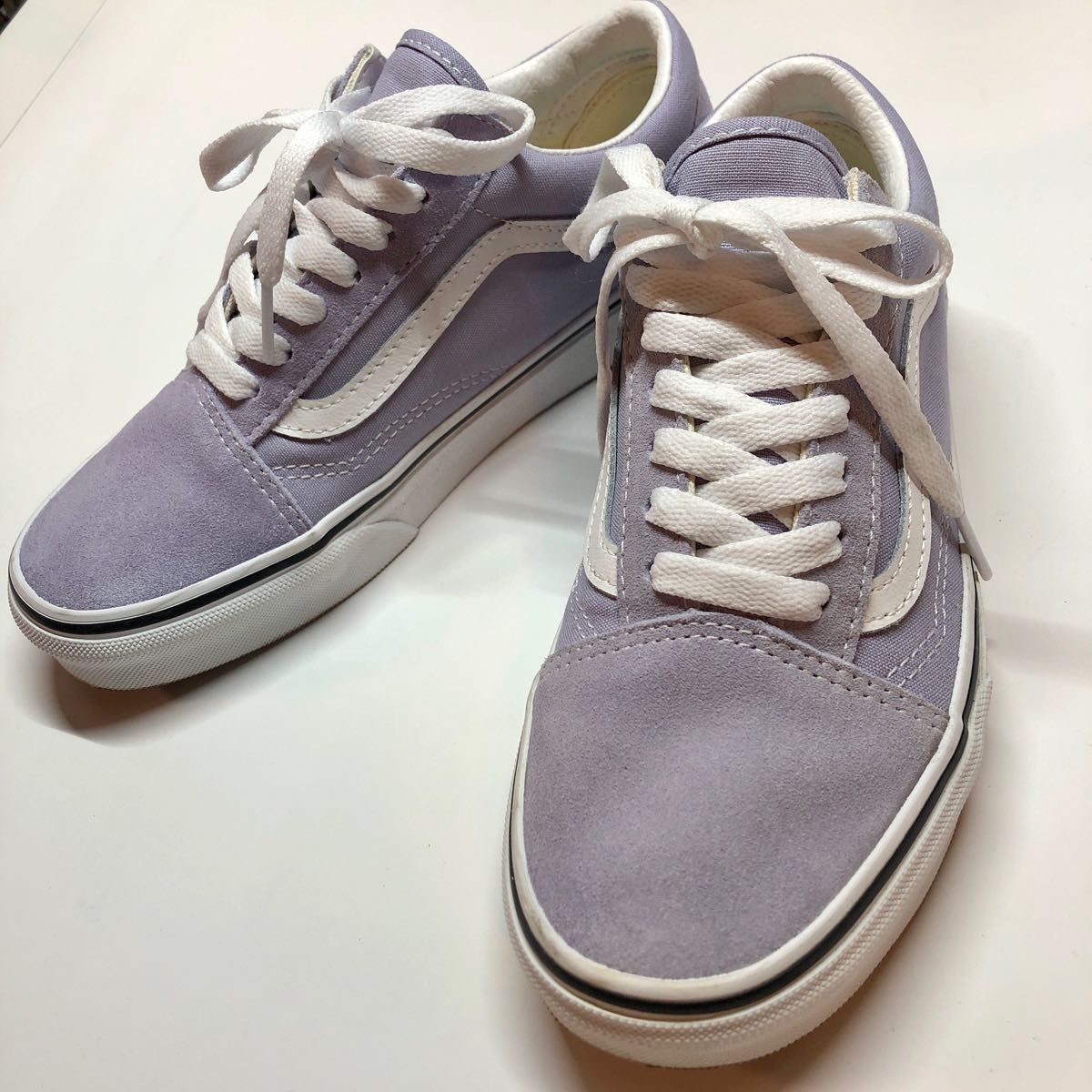 VANS レディース スニーカー オールドスクール 23cm VANS バンズ　パープル