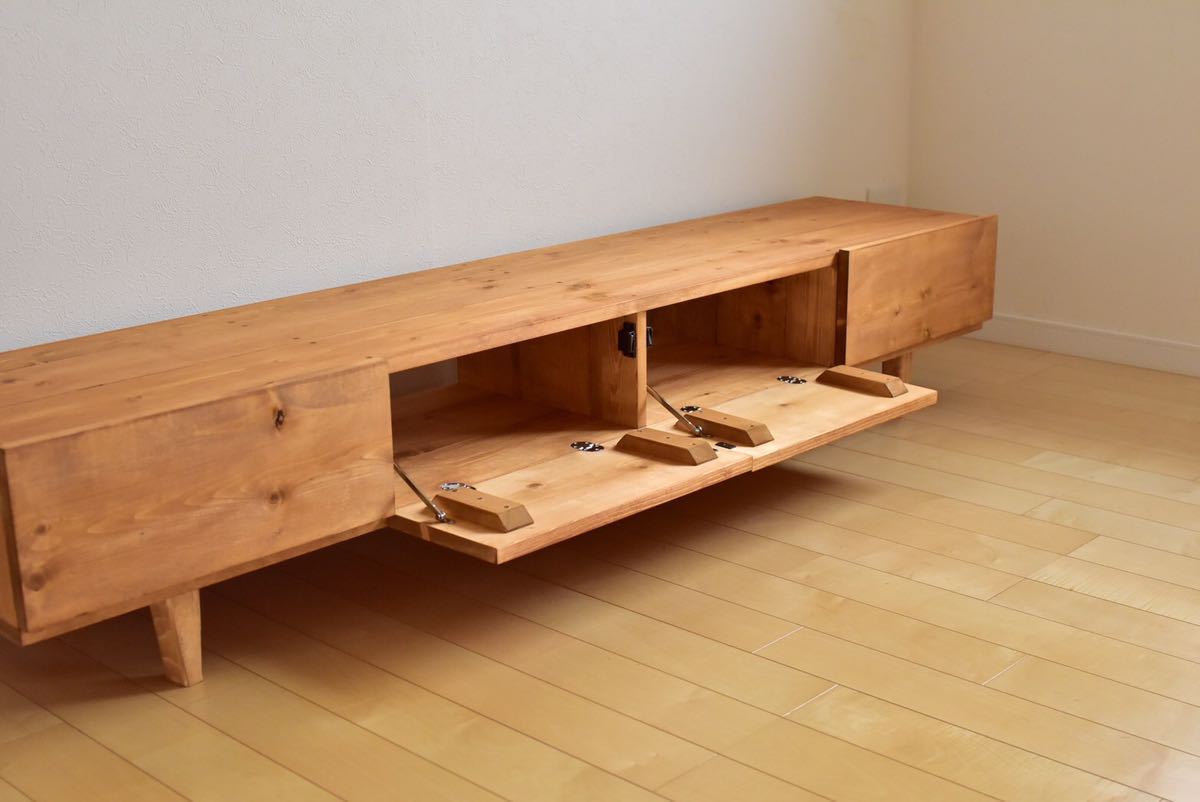 無垢】テレビボード200㎝オーク色 北欧風 | www.bauen.com.ar
