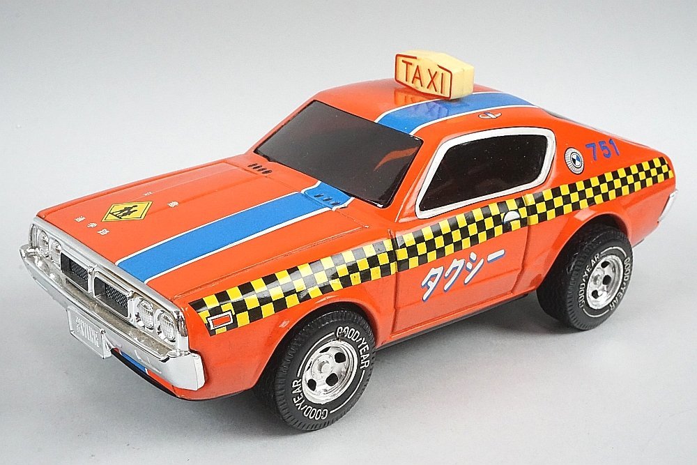ニッサン スカイライン タクシー ブリキ ヨネザワ minnade-ganbaro.jp