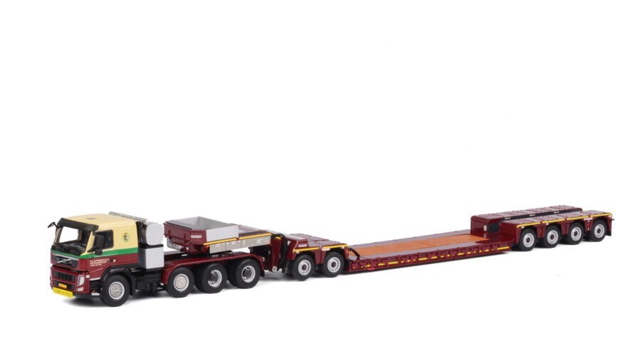  new goods WSI 1/50 E. LAFEBER VOLVO Volvo SLEEPERCAB sleeper cab 8X4 LOWLOADER low Roader PENDEL X 01-1543