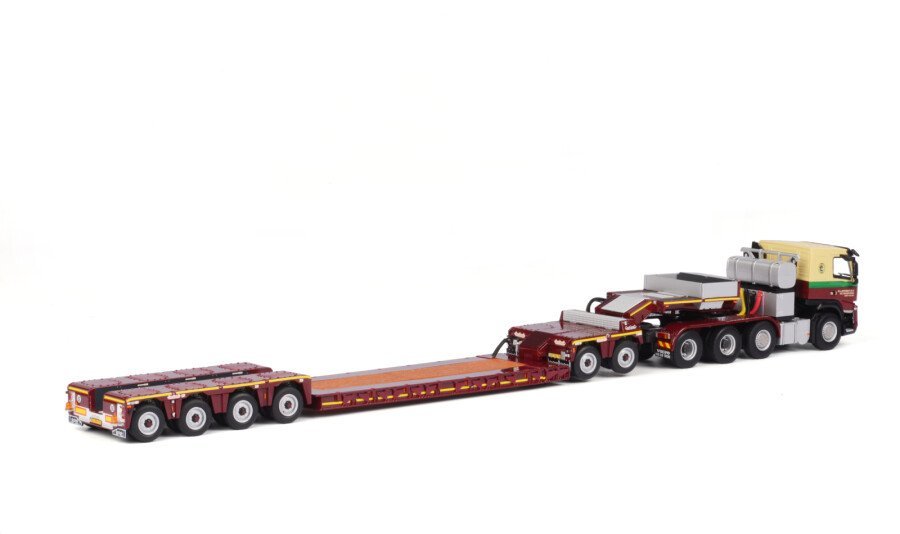  new goods WSI 1/50 E. LAFEBER VOLVO Volvo SLEEPERCAB sleeper cab 8X4 LOWLOADER low Roader PENDEL X 01-1543