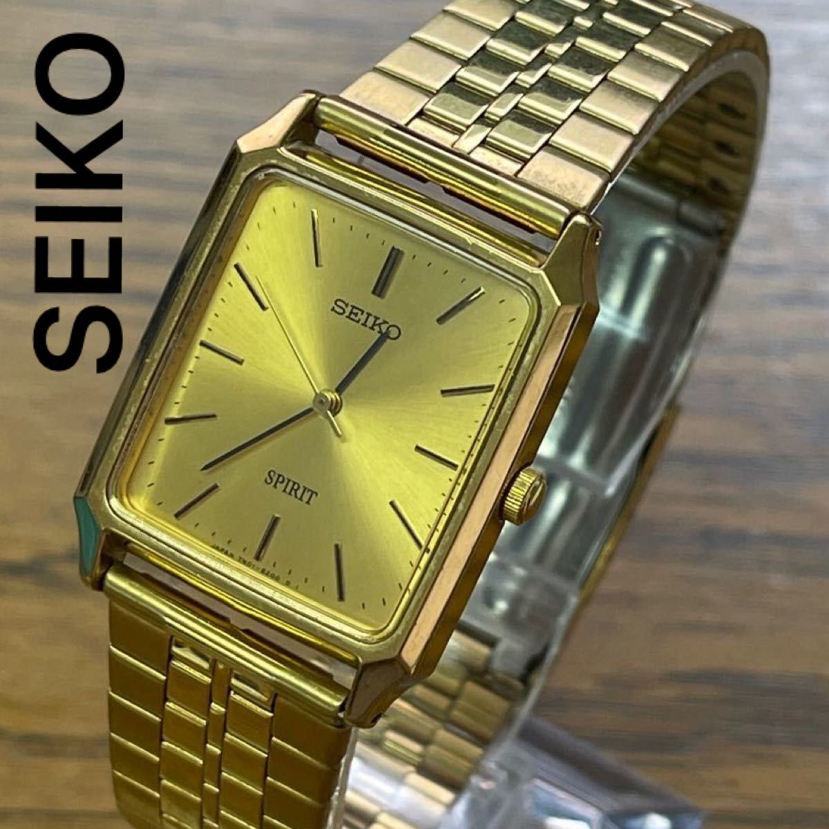 SEIKO SPIRIT クォーツ メンズ腕時計 セイコー ゴールドカラー SEIKO SPIRIT クォーツ メンズ腕時計 セイコー ゴールドカラー