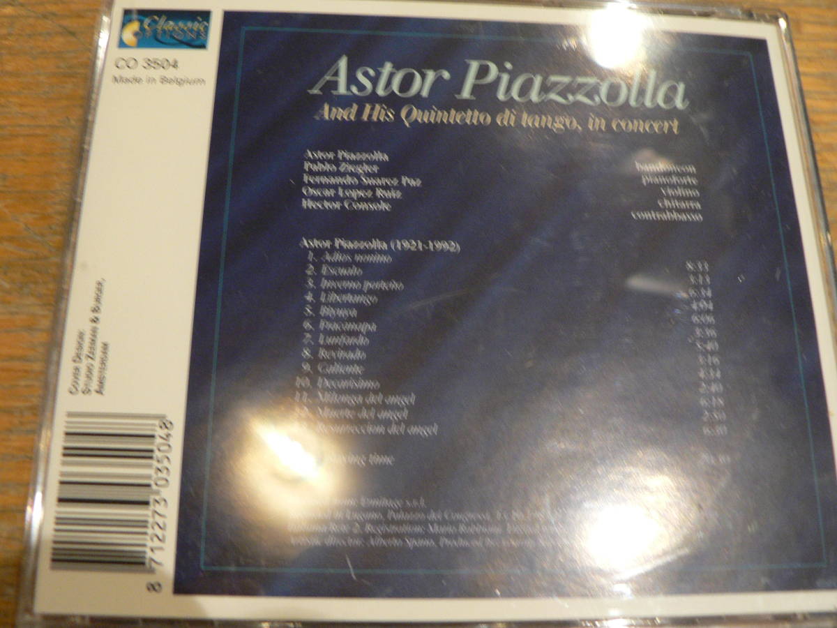 CD　アストル・ピアソラ　２枚セット　イン・コンサート　イン・ザ・ビギニング_画像2