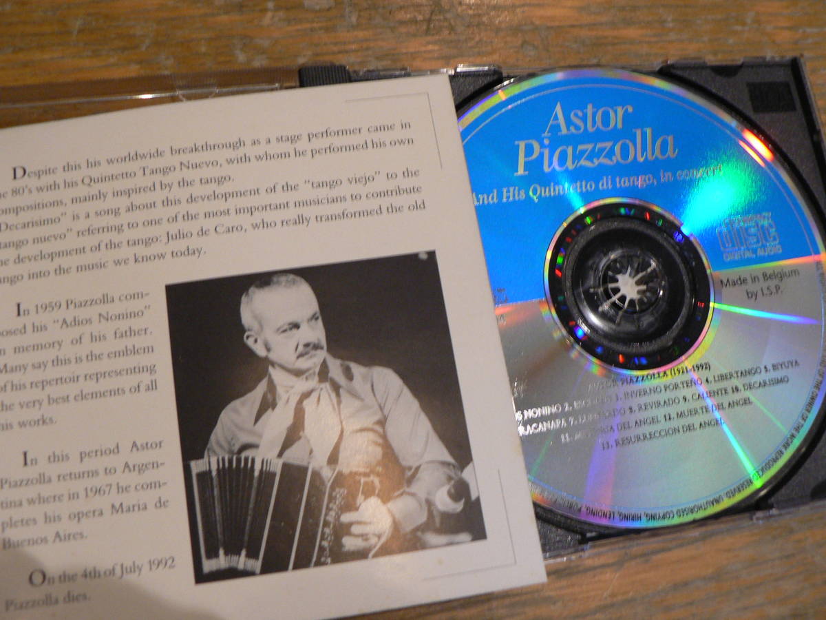 CD　アストル・ピアソラ　２枚セット　イン・コンサート　イン・ザ・ビギニング_画像3